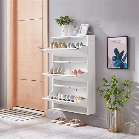 shoe steel cabinet|wall mounted shoe cabinets.